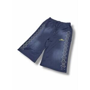 HMDD Crystal Sweatshorts in Navy | Size XL